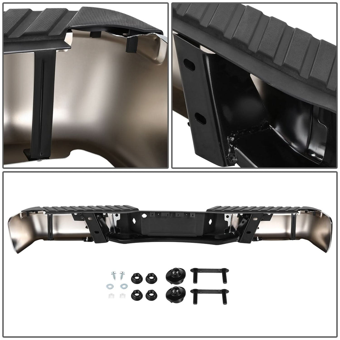 2009-2014 Ford F-150 Chrome Rear Bumper - Fleetside