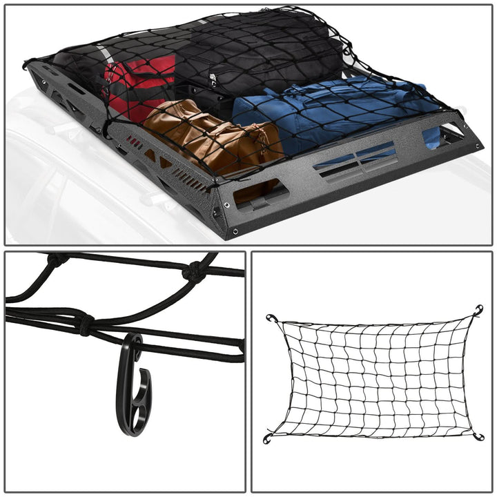 Universal Roof Cargo Basket 47x36x5 for Flat Crossbars