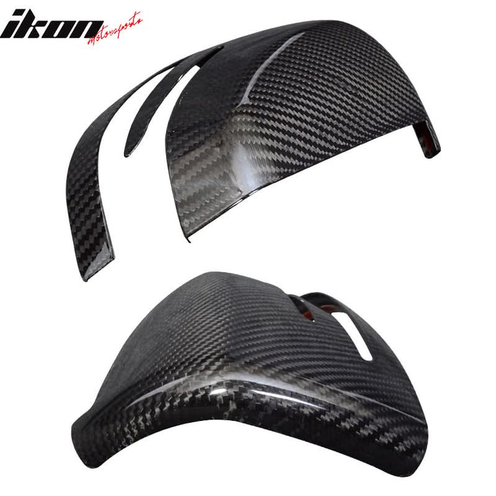 2010-2014 Mercedes-Benz E Class Matte Side View Mirror Trim Overlay CF