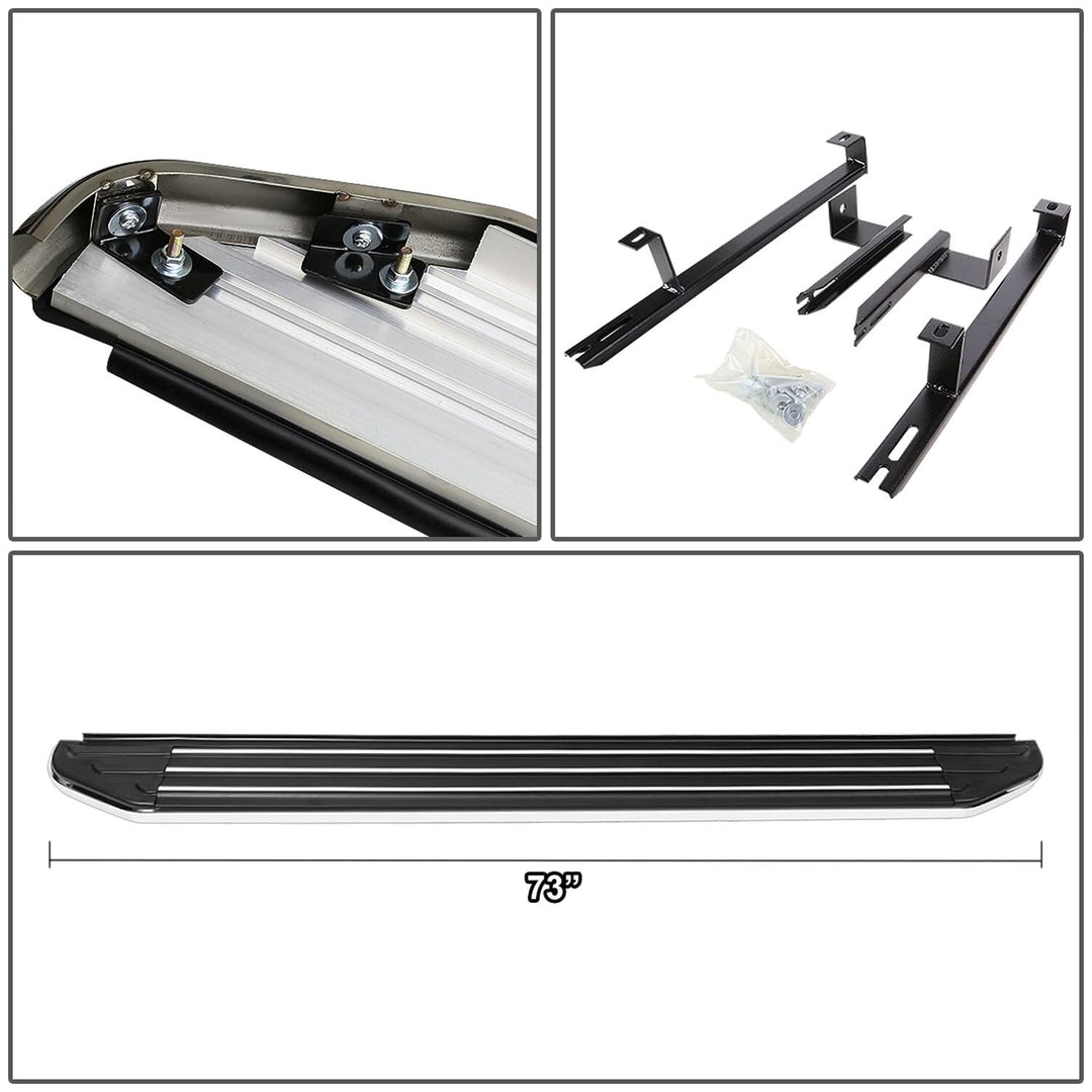 2010-2015 Lexus RX350 RX450H 6" Running Boards - Aluminum