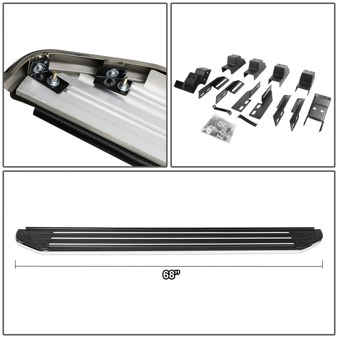2007-2009 Acura MDX 5.5" Running Boards Aluminum