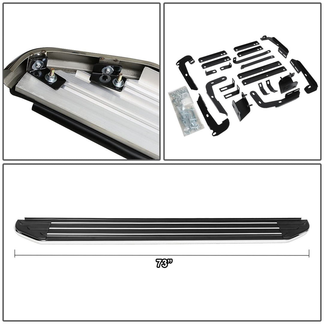 14-15 Nissan Pathfinder / 13-19 Infiniti QX60 5.5" Running Boards Aluminum
