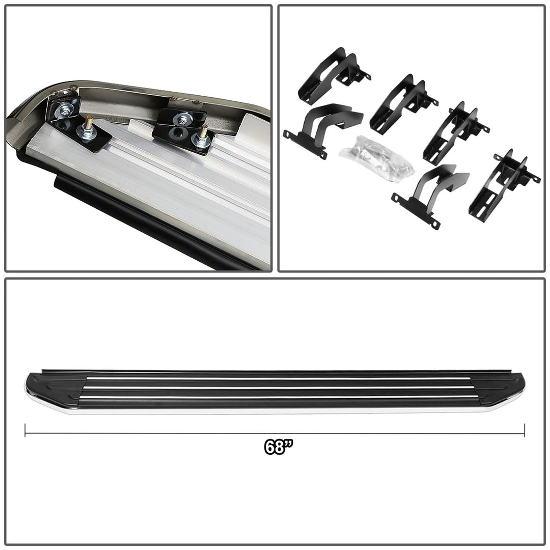 2011-2019 Jeep Grand Cherokee / 2011-2018 Dodge Durango Running Boards Aluminum