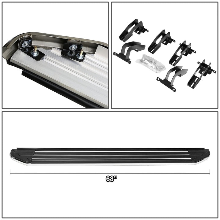 2011-2019 Jeep Grand Cherokee / 2011-2018 Dodge Durango Running Boards Aluminum