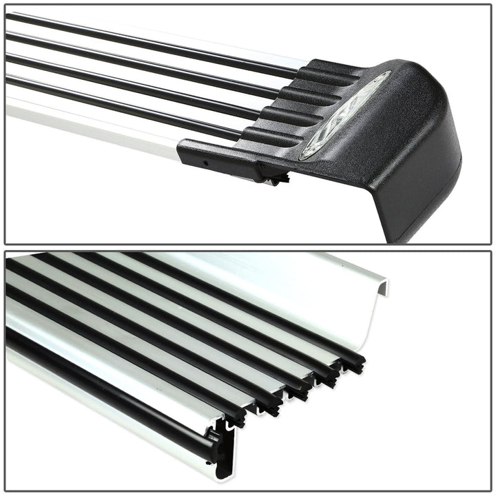 2008-2013 Toyota Highlander LED Running Boards Aluminum Black