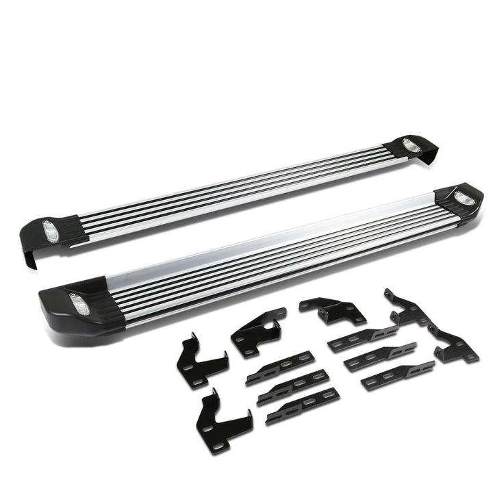09-15 Honda Pilot Aluminum Running Boards 5.25" with Lights