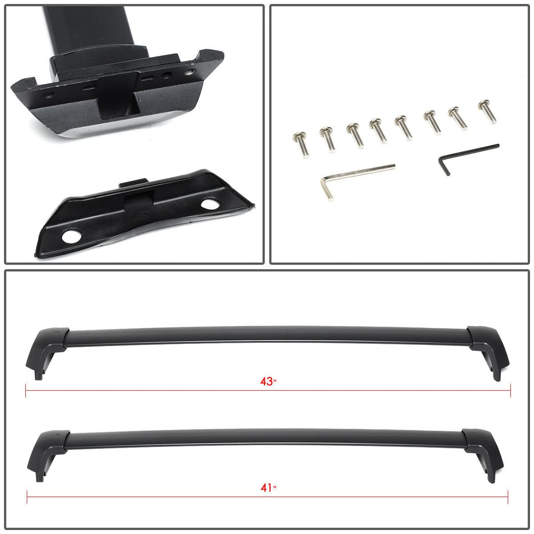 2017-2019 Honda CR-V Roof Rack Cross Bars - Black