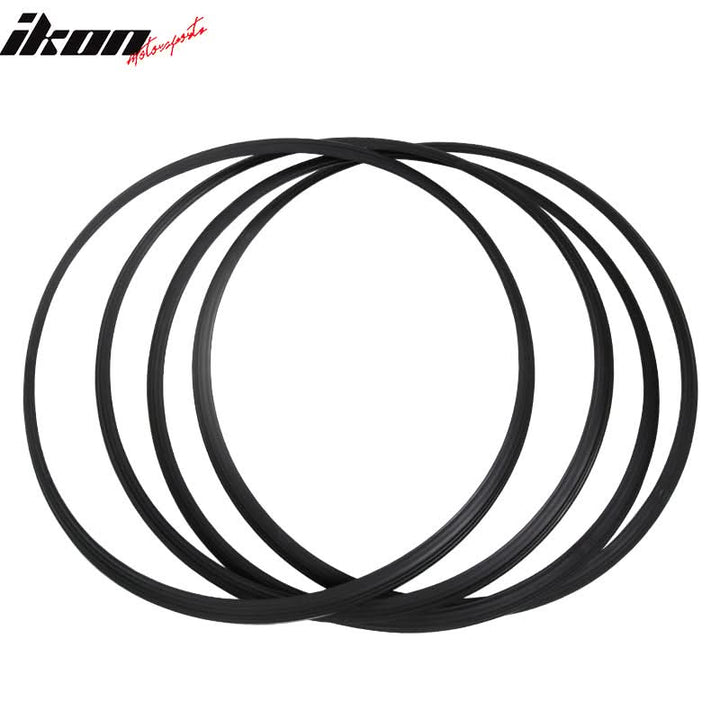 Heavy Duty Wheel Guard Rim Protecting Trim 20in Black