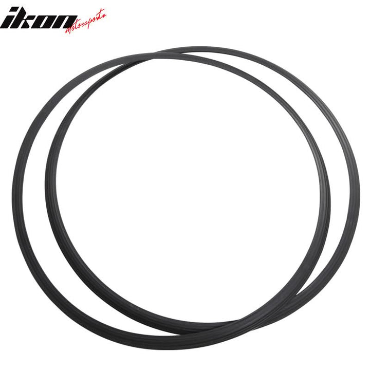 Heavy Duty Wheel Guard Rim Protecting Trim 20in Black
