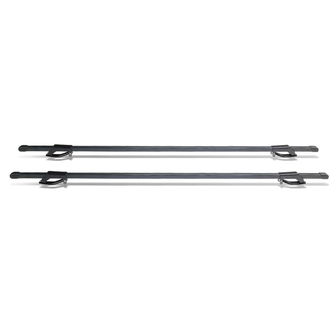 Universal 54" Black Aluminum Square Roof Rack Crossbar
