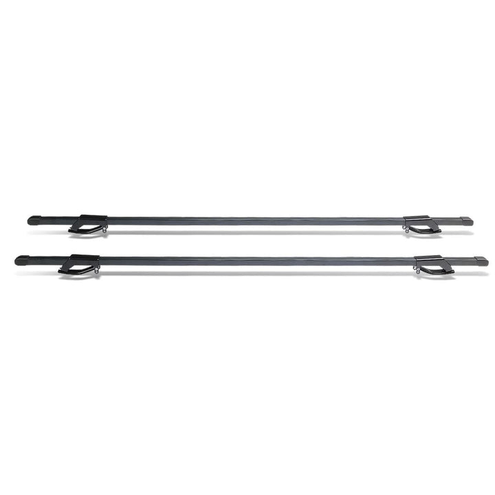 Universal 54" Black Aluminum Square Roof Rack Crossbar