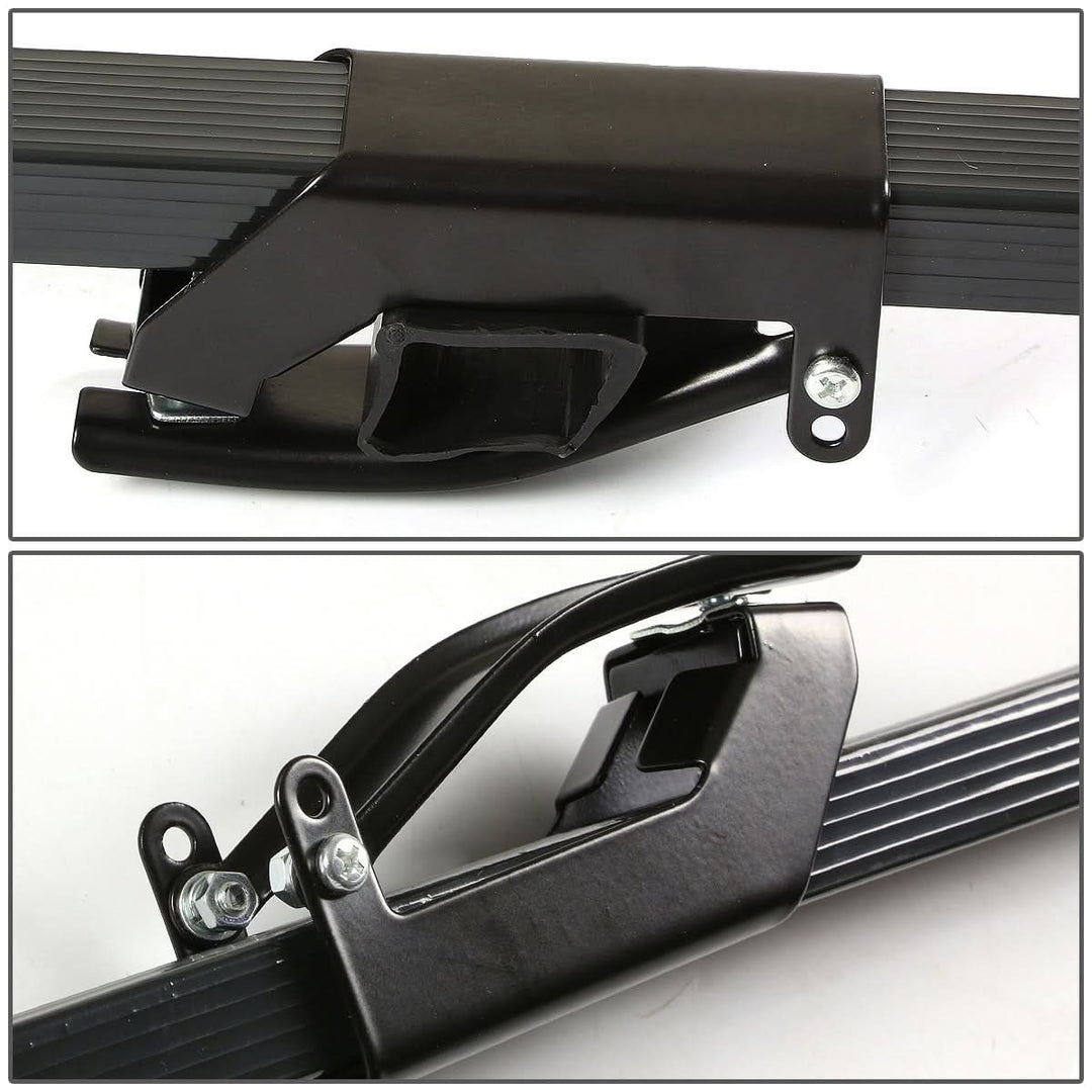 Universal 54" Black Aluminum Square Roof Rack Crossbar