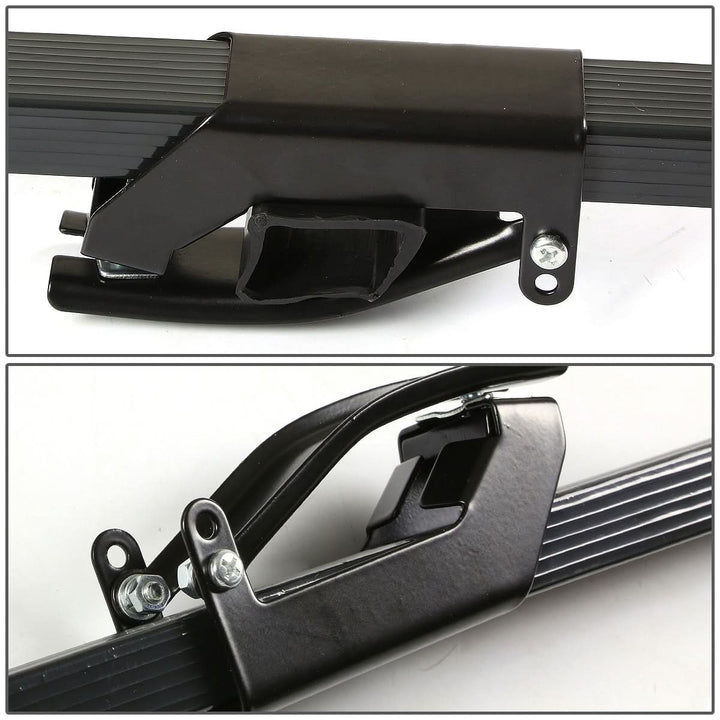 Universal 54" Black Aluminum Square Roof Rack Crossbar