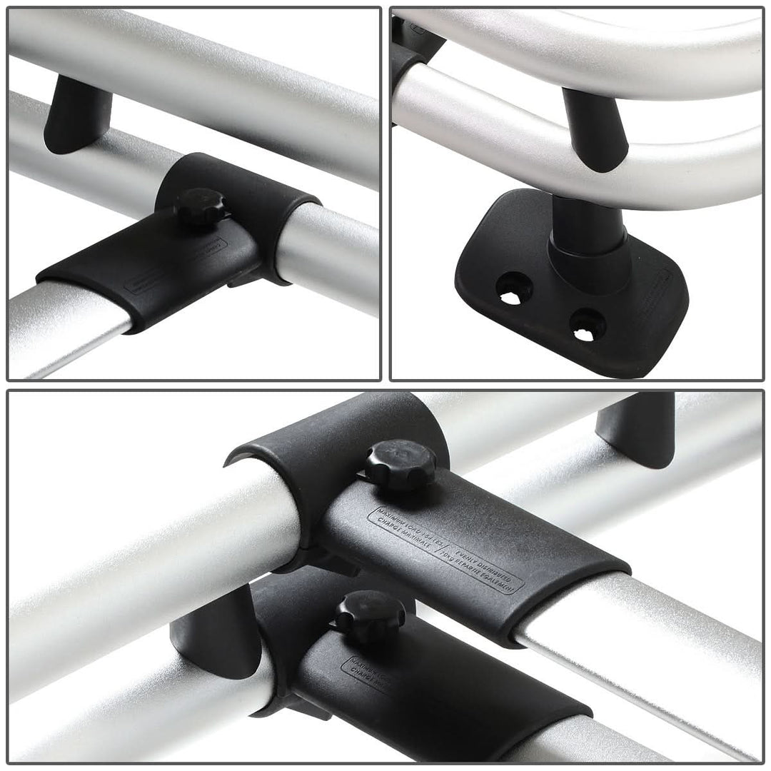 07-13 Toyota FJ Cruiser OE Style Roof Rack Basket Chrome Aluminum