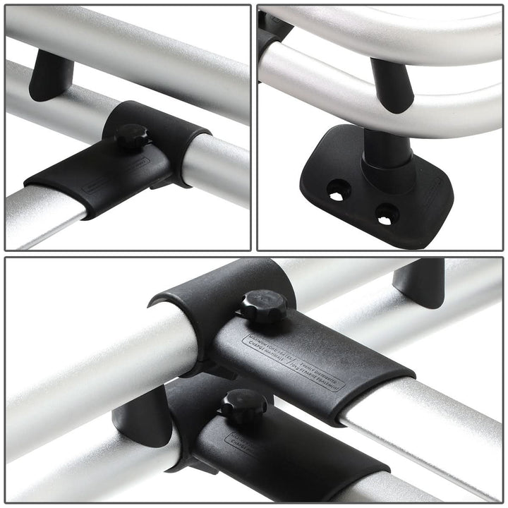 07-13 Toyota FJ Cruiser OE Style Roof Rack Basket Chrome Aluminum
