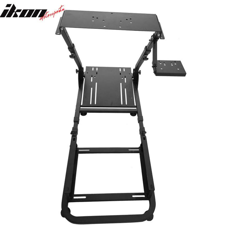 Black Racing Seat Steering Wheel Stand Logitech G29 Thrustmaster