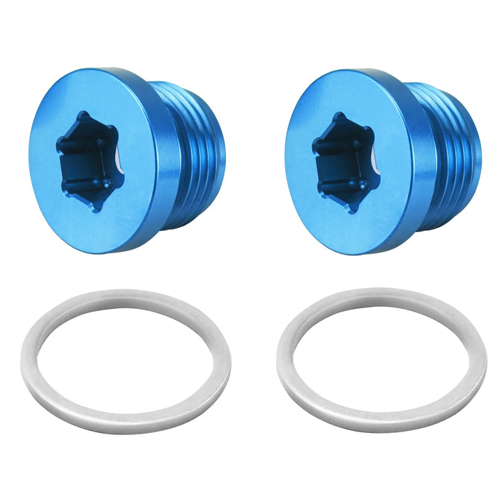 BMW N54 / N55 / S55 Engine Billet Aluminium Oil Thermostat Housing Cover & Plug Kit (Replaces 11617568552)
