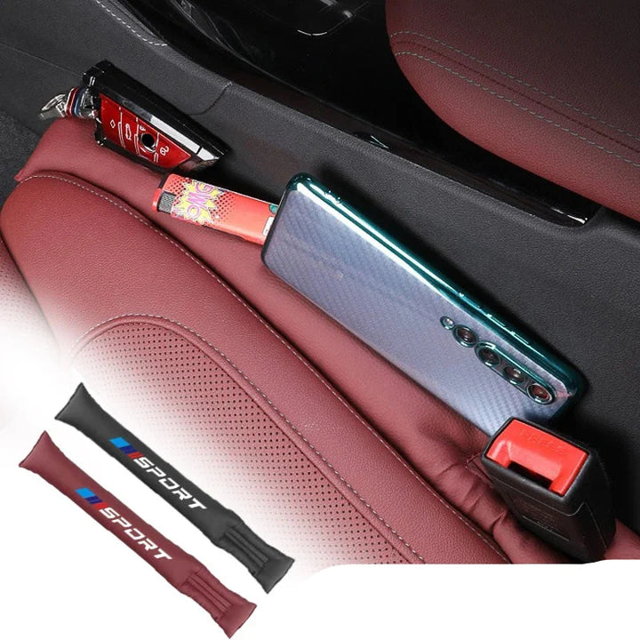 BMW Car Seat Gap Filler Strip Soft Leather Spacer Pads for E30 / E34 / E36 / E46 / E53 / E60 / E87 / E90 / F10 / F30