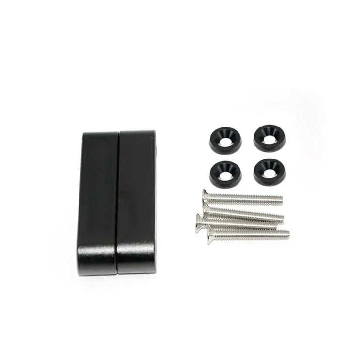 Universal Aluminum Hood Vent Spacer Riser Kit (Black / Purple / Silver)