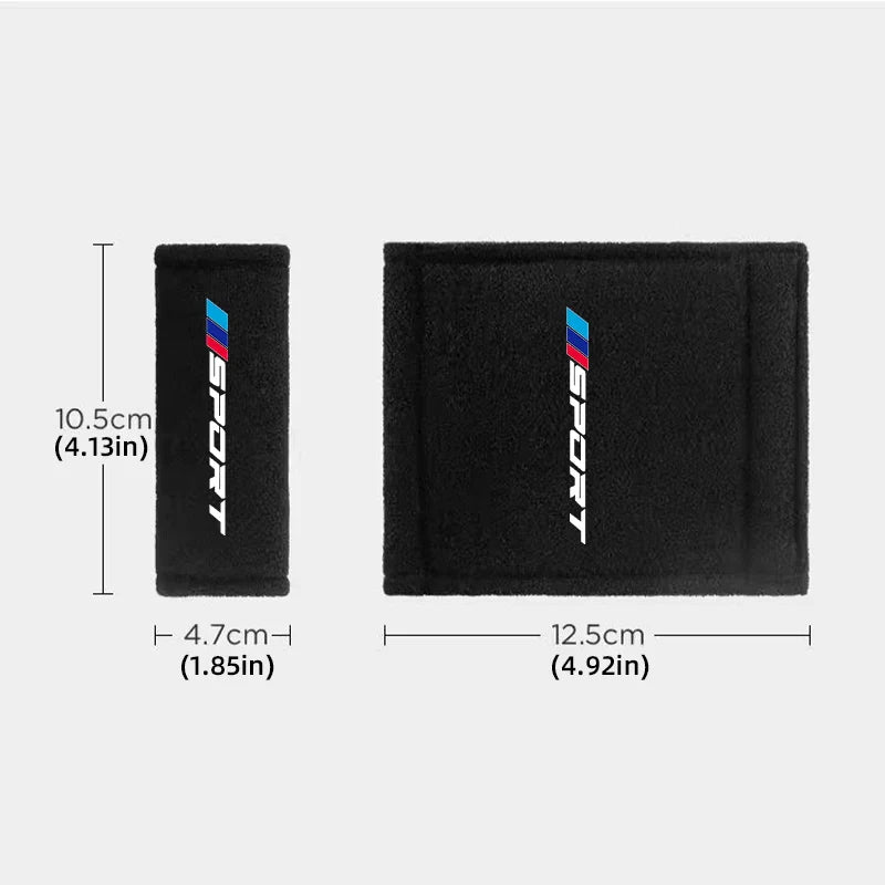 BMW Interior Ceiling Handle Protective Cover for X1 / X2 / X3 / X4 / X5 / X6 / X7 / E28 / E30 / E34 / E36 (2-Piece Suede Set)