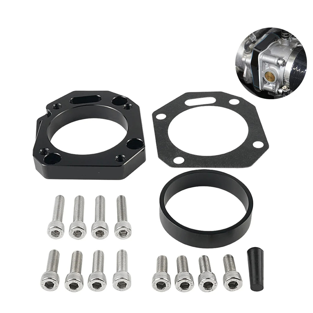 Honda K20 / K24 K-Series Engine Billet Aluminium RBC / RRC Dual Throttle Body Adapter (62mm / 70mm Dual Bore)