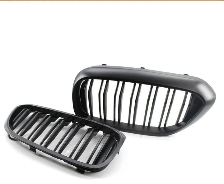 Gloss Black Double Slat Kidney Grille for BMW 5 Series G30 G31 520i 530i 540i M5 (2017–2020) – Front Racing Grilles Upgrade