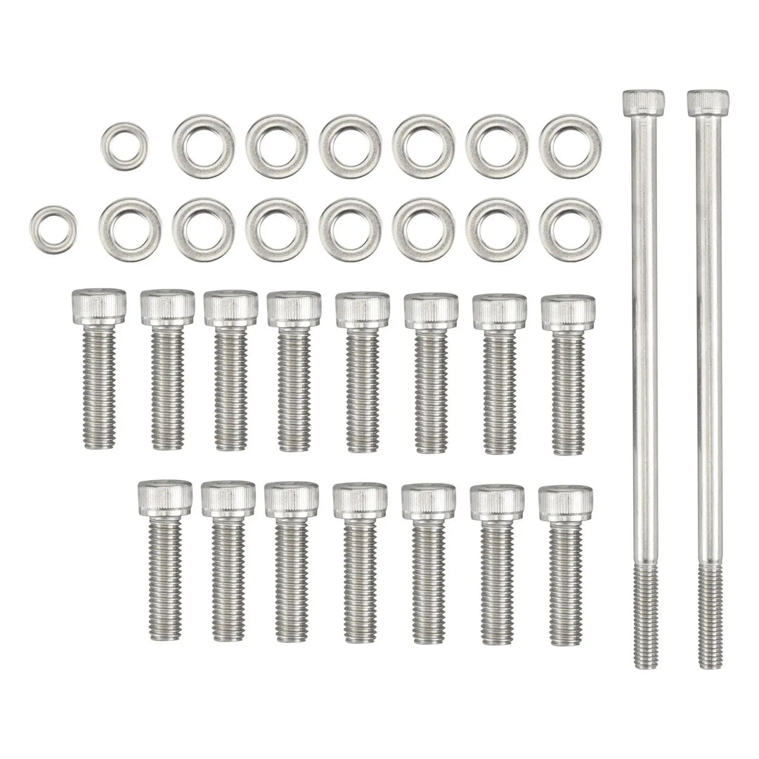 Chevy LS / LSX V8 Stainless Steel Oil Pan Bolt Kit for LS1 / LS2 / LS3 / LS6 / LS7 & Vortec 4.8L / 5.3L / 6.0L / 6.2L Truck Engines (Gen III / Gen IV)