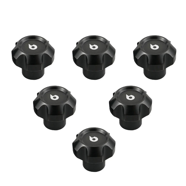 Jeep CJ-5 / CJ-7 / CJ-8 Billet Aluminium Dash Knob Set 1976 - 1986 (6-Piece Set)