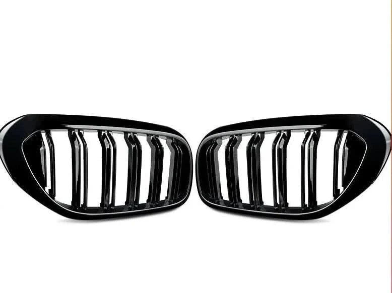 Gloss Black Double Slat Kidney Grille for BMW 5 Series G30 G31 520i 530i 540i M5 (2017–2020) – Front Racing Grilles Upgrade