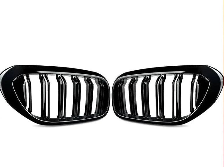 Gloss Black Double Slat Kidney Grille for BMW 5 Series G30 G31 520i 530i 540i M5 (2017–2020) – Front Racing Grilles Upgrade