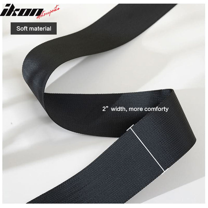 Universal 4 Point Buckle Black Racing Harness Racing Seat Belt Nylon