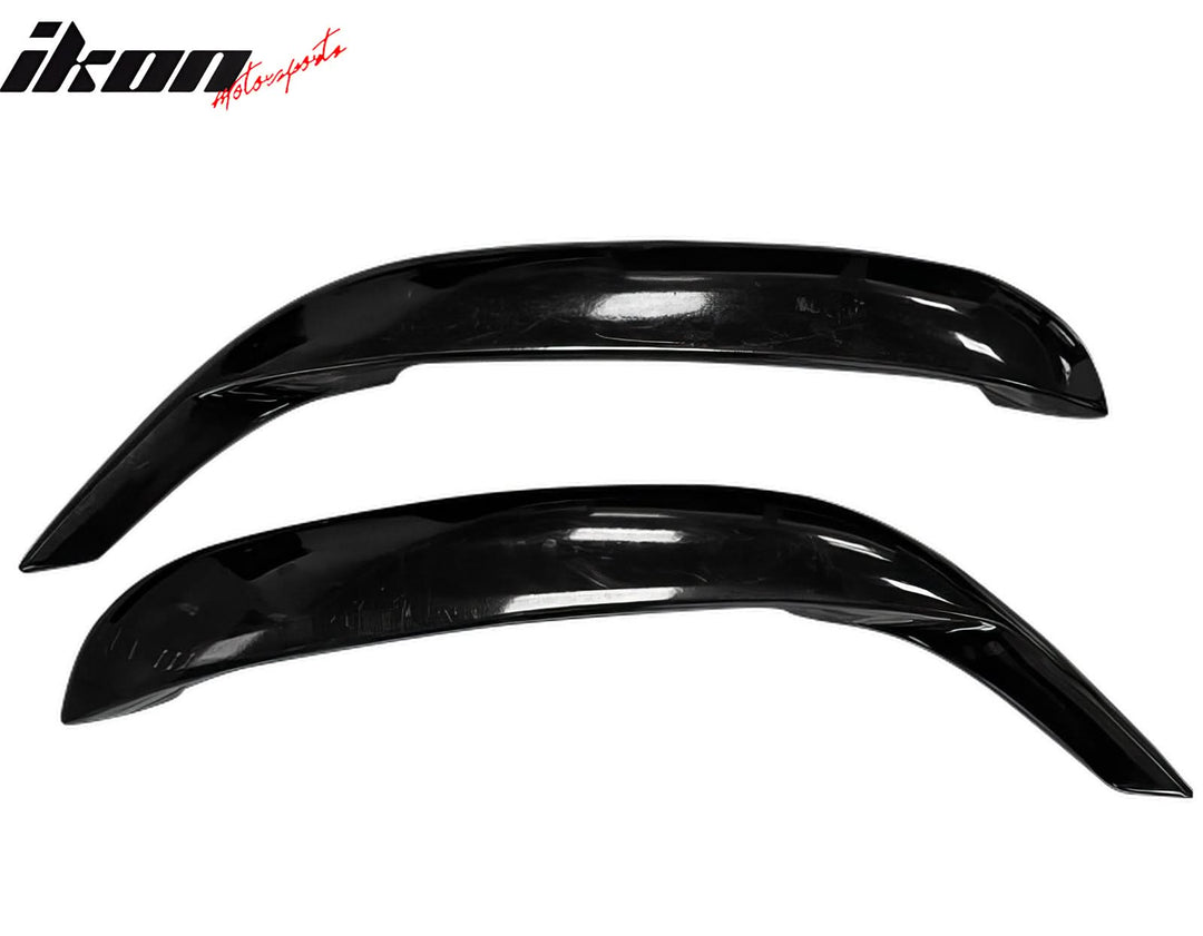 2011-2023 Dodge Charger IKON1 Style Side Fin Vents Gloss Black ABS