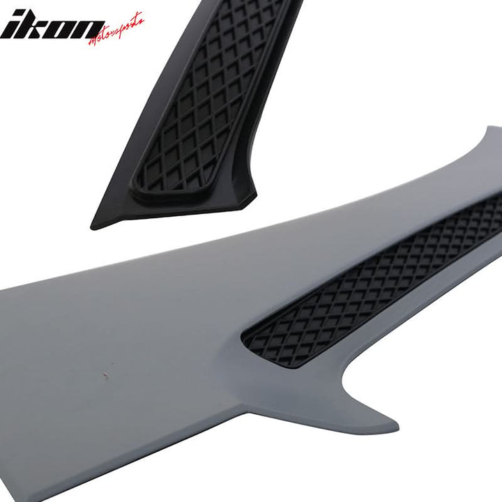 2015-2021 Ford Mustang GT350 Style Unpainted Side Fender Scoops PP
