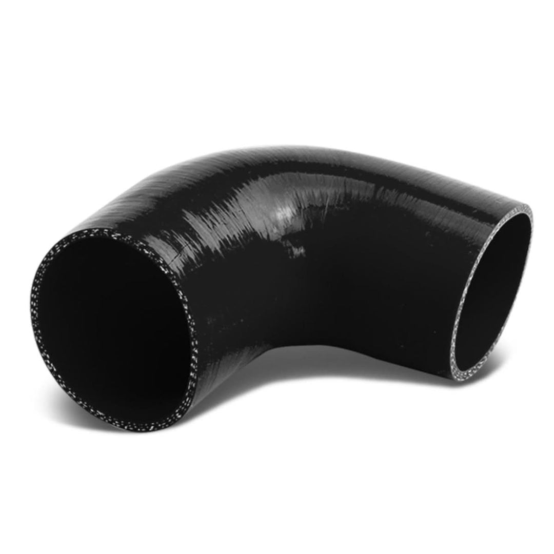 2.50" to 3.00" 90 Degree Silicone Reducer Hose 3-Ply Black