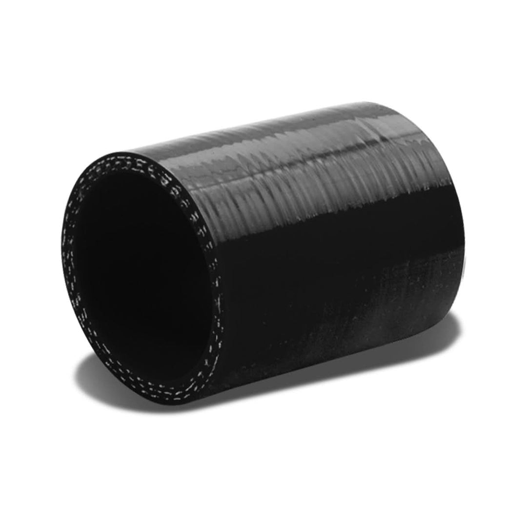 3.00" Black Silicone Hose - 3-PLY Straight