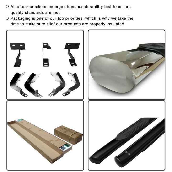 2007-2018 Chevy Silverado GMC Sierra 1500 Crew Cab 6" Running Boards