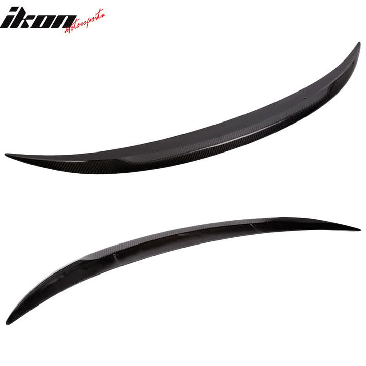 2007-2011 BMW E82 1-Series Coupe P Style Trunk Spoiler Carbon Fiber