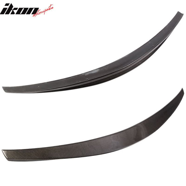 Fits 08-14 C-Class W204 CF OE Roof Wing & D Type Trunk Spoiler