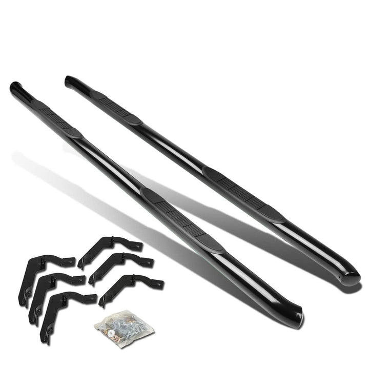 99-16 Chevrolet Silverado / GMC Sierra HD 3" Round Nerf Bars - Black