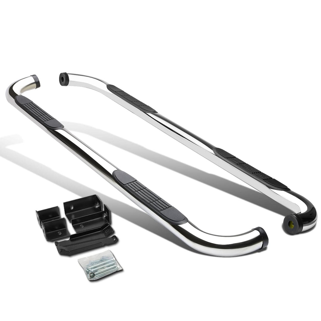 00-13 Chevrolet Yukon XL / Suburban 3" Round Nerf Bars Silver