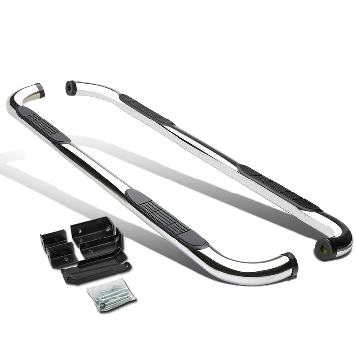 00-13 Chevrolet Yukon XL / Suburban 3" Round Nerf Bars Silver