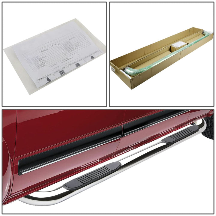 1999-2016 Chevrolet Silverado Extended Cab 3" Round Nerf Bars