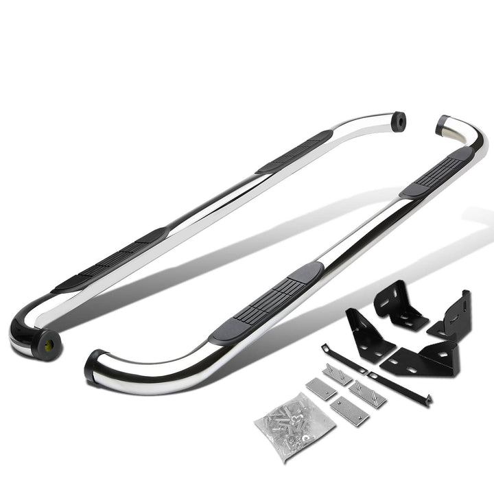 05-10 Jeep Grand Cherokee / Commander 3" Round Nerf Bar Silver