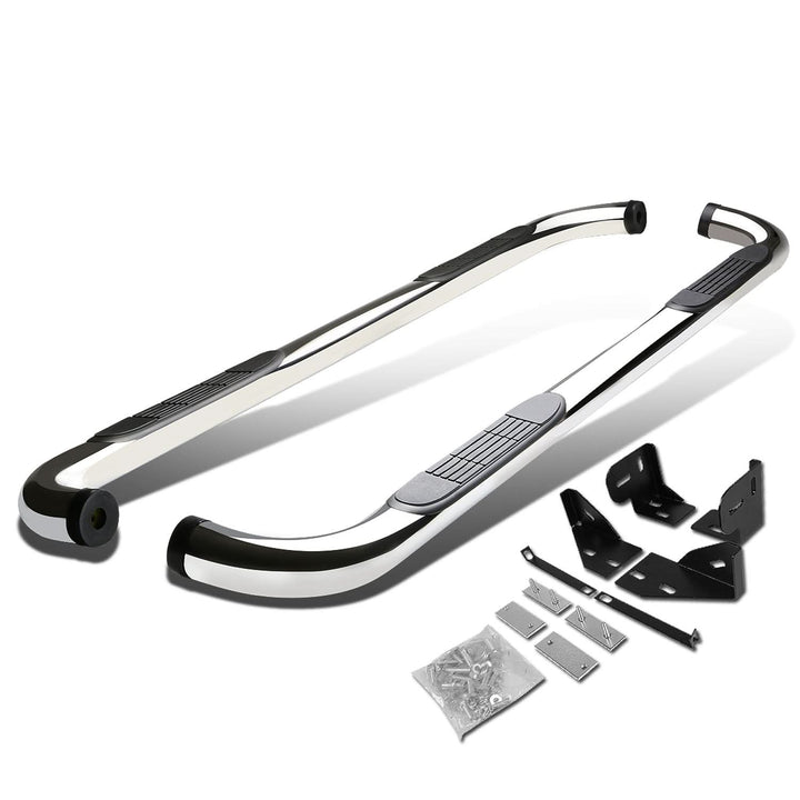 05-10 Jeep Grand Cherokee / Commander 3" Round Nerf Bar Silver