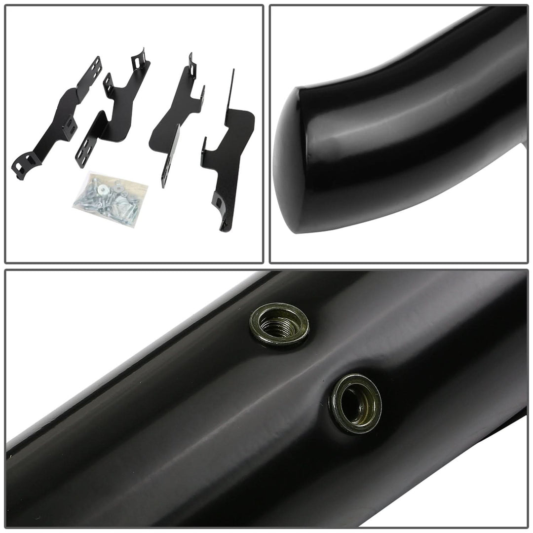01-06 Acura MDX / 03-08 Honda Pilot 3" Round Nerf Bar Step Bar Black
