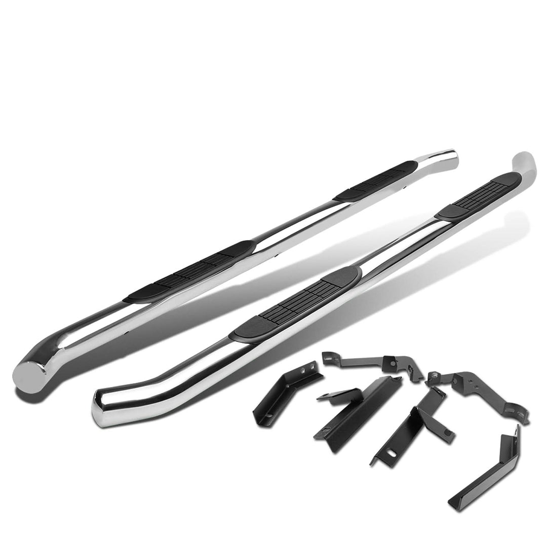 09-15 Honda Pilot 3" Round Nerf Bars - Silver