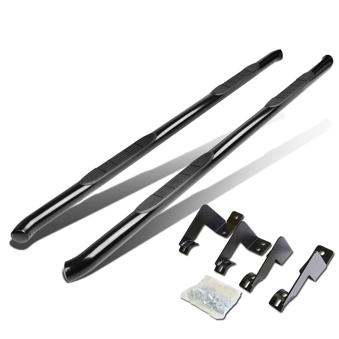2005-2016 Toyota Tacoma Extended Cab 3" Round Nerf Bars - Black