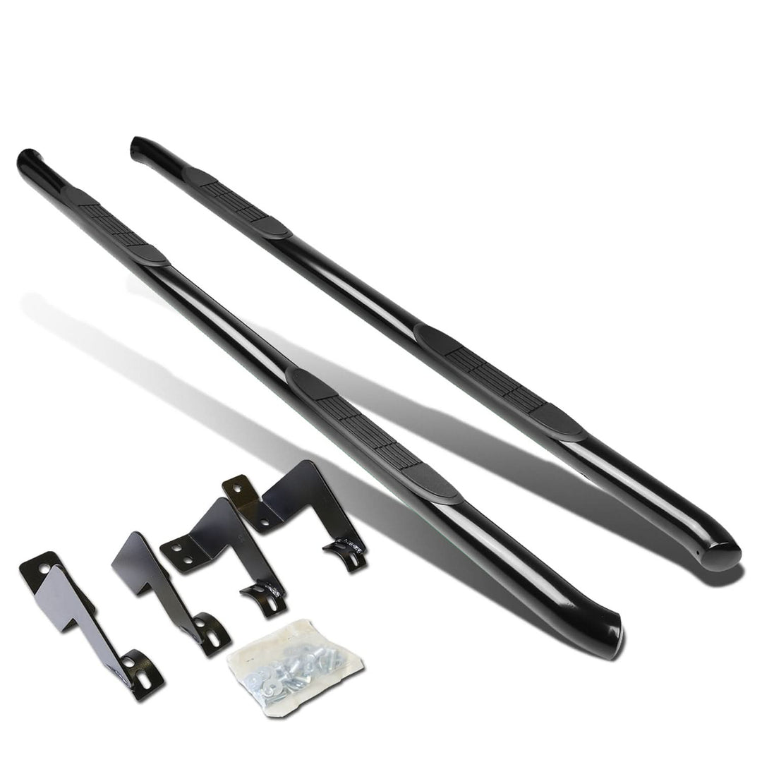 2005-2016 Toyota Tacoma Extended Cab 3" Round Nerf Bars - Black
