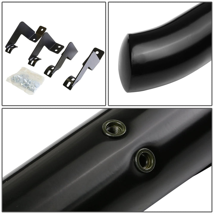 2005-2016 Toyota Tacoma Extended Cab 3" Round Nerf Bars - Black