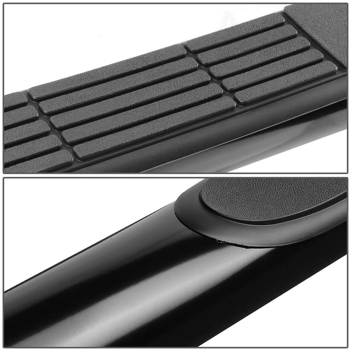 2007-2020 Toyota Tundra Double Cab 3" Round Nerf Bars - Black